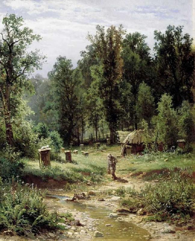 Ivan Shishkin Apiary in a Forest France oil painting art